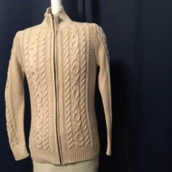 L.L. Bean Full Zip 100% Cotton Cardigan - Picture 1 of 2